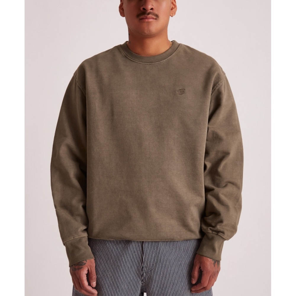 サタデーズNYC (U) バワリースウェットシャツ BOWERY SYNC 顔料染めクルー