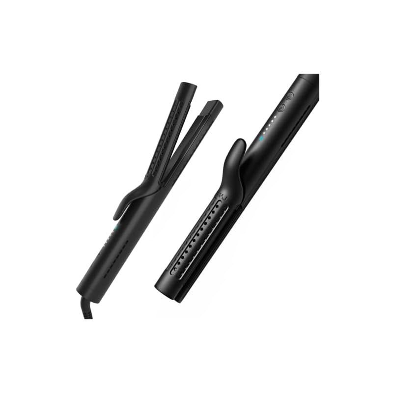 TYMO 「360イオン循環風」 カール ヘアアイロン スタイリングが長持ち カール＆ストレート 2Way 静電気防止 火傷防止 コテ 88個の吹出し口付き 数百万マイナスイオン放出 縮毛矯正 【メ