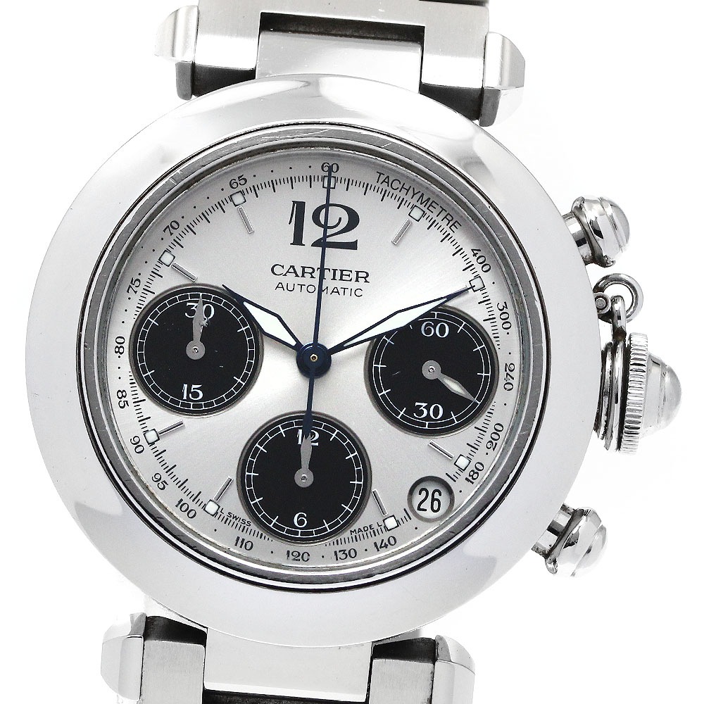 カルティエ CARTIER パシャC クロノグラフ 自動巻き ボーイズ _879804【中古】
