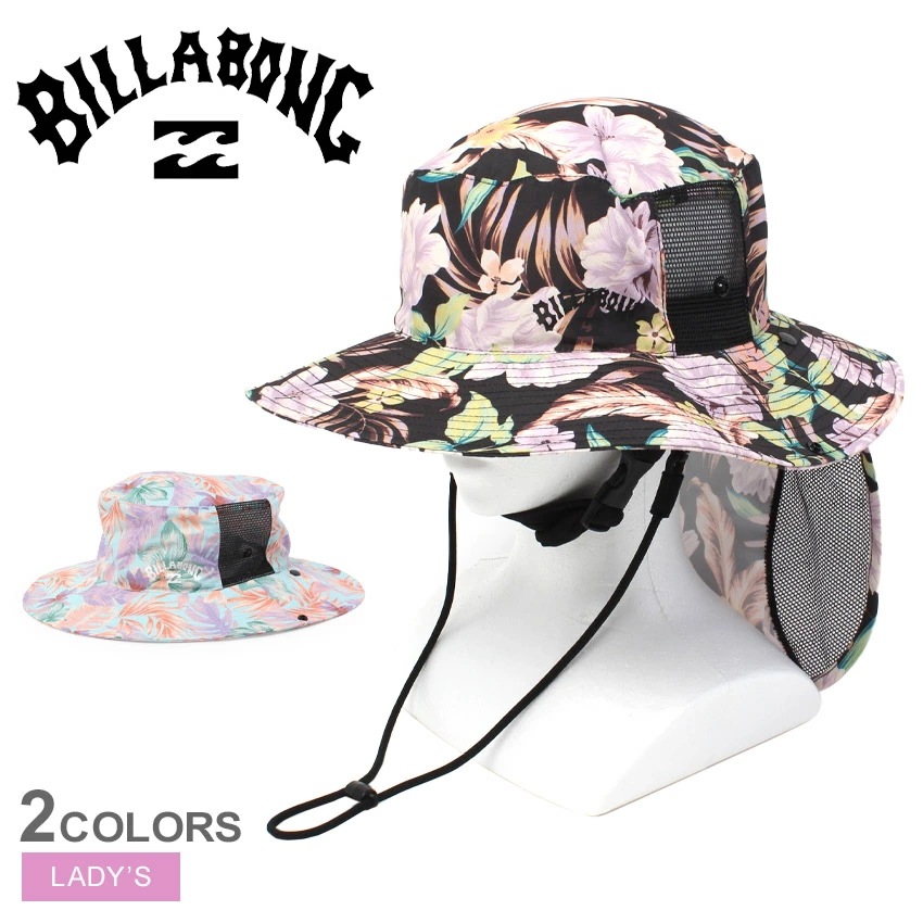 サーフハット BF013925 レディース 帽子 ぼうし サーフハット ロゴ あご紐 おしゃれ カジュアル シンプル スポーティ サーフ ビーチ キャンプ アウトドア フェス 海 プール