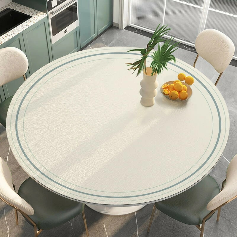 北欧 テーブルクロス キッチンクロス 汚れにくい おしゃれ 円形 撥水加工 滑り止め PVC製 カラー 耐熱 テーブルテーブルクロス アウトド キャンプ用 北欧風 丸い テーブルカバー 業務用 PVC