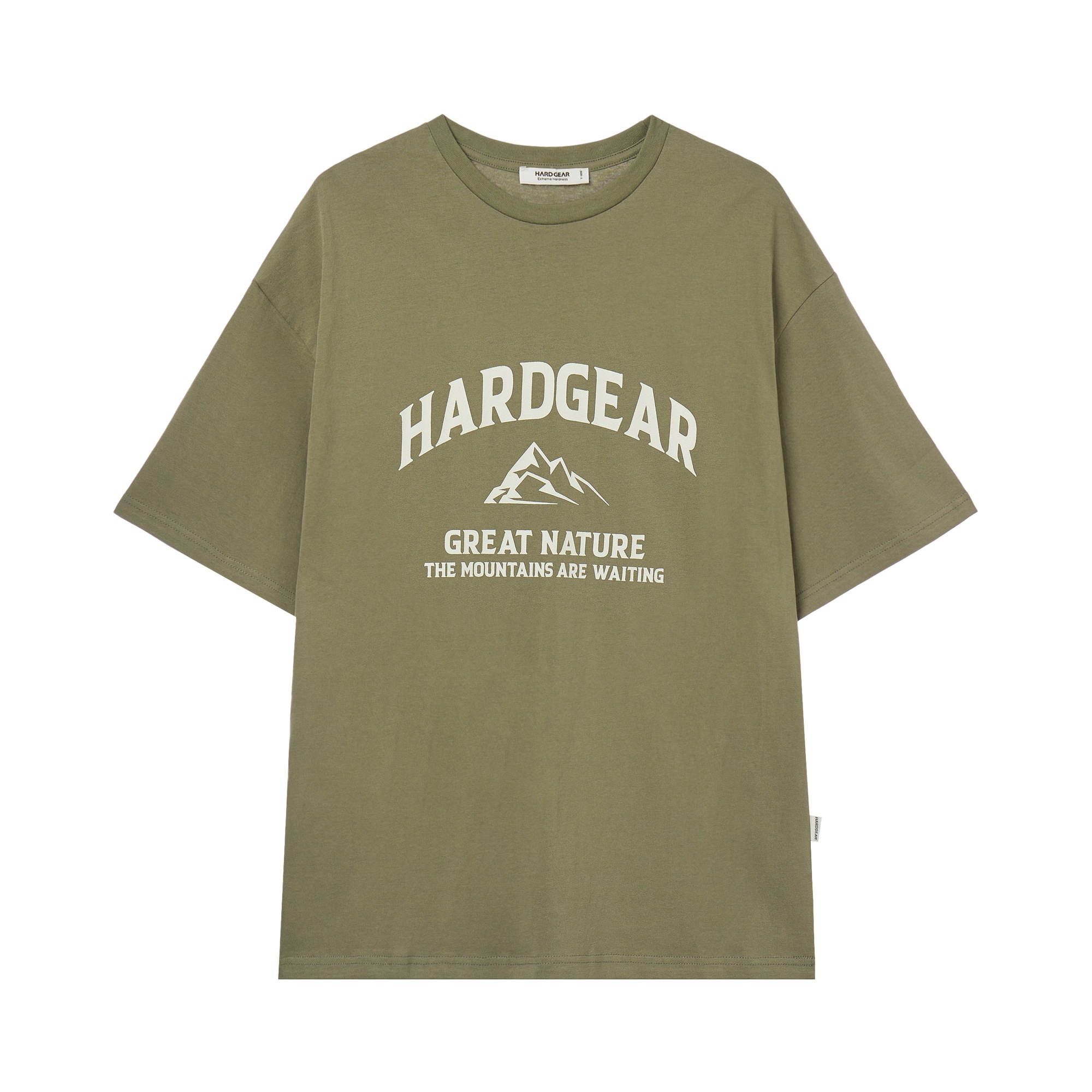 マウンテンロゴの半袖Tシャツ [2カラー]