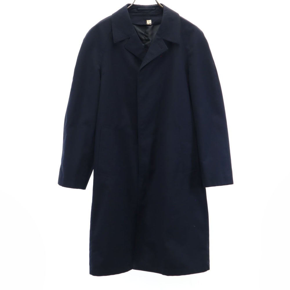 ヴィンテージ 80s ロングコート ネイビー VINTAGE メンズ