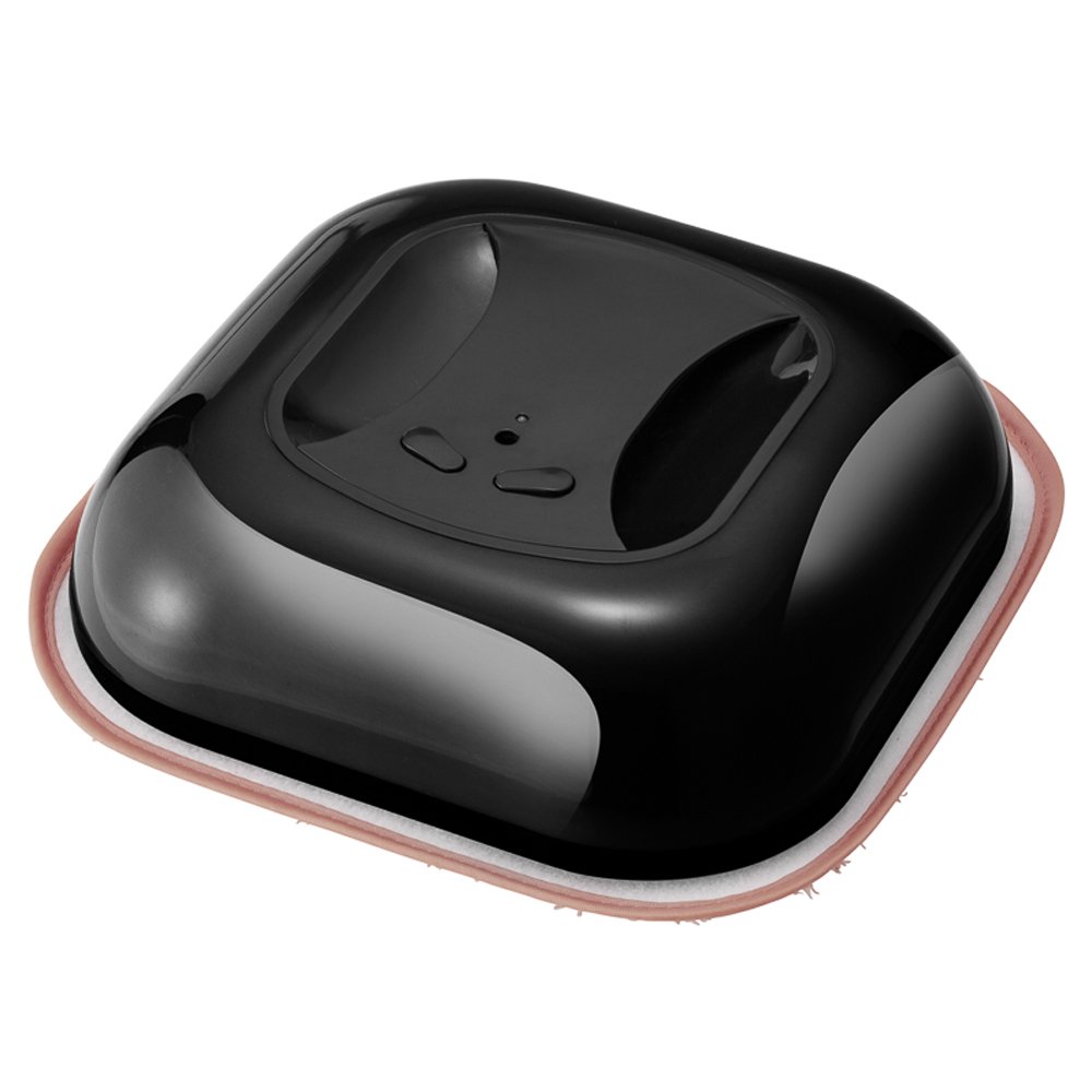 自動床拭きロボット「もこもこモップん」 ブラック RCT-1558BK