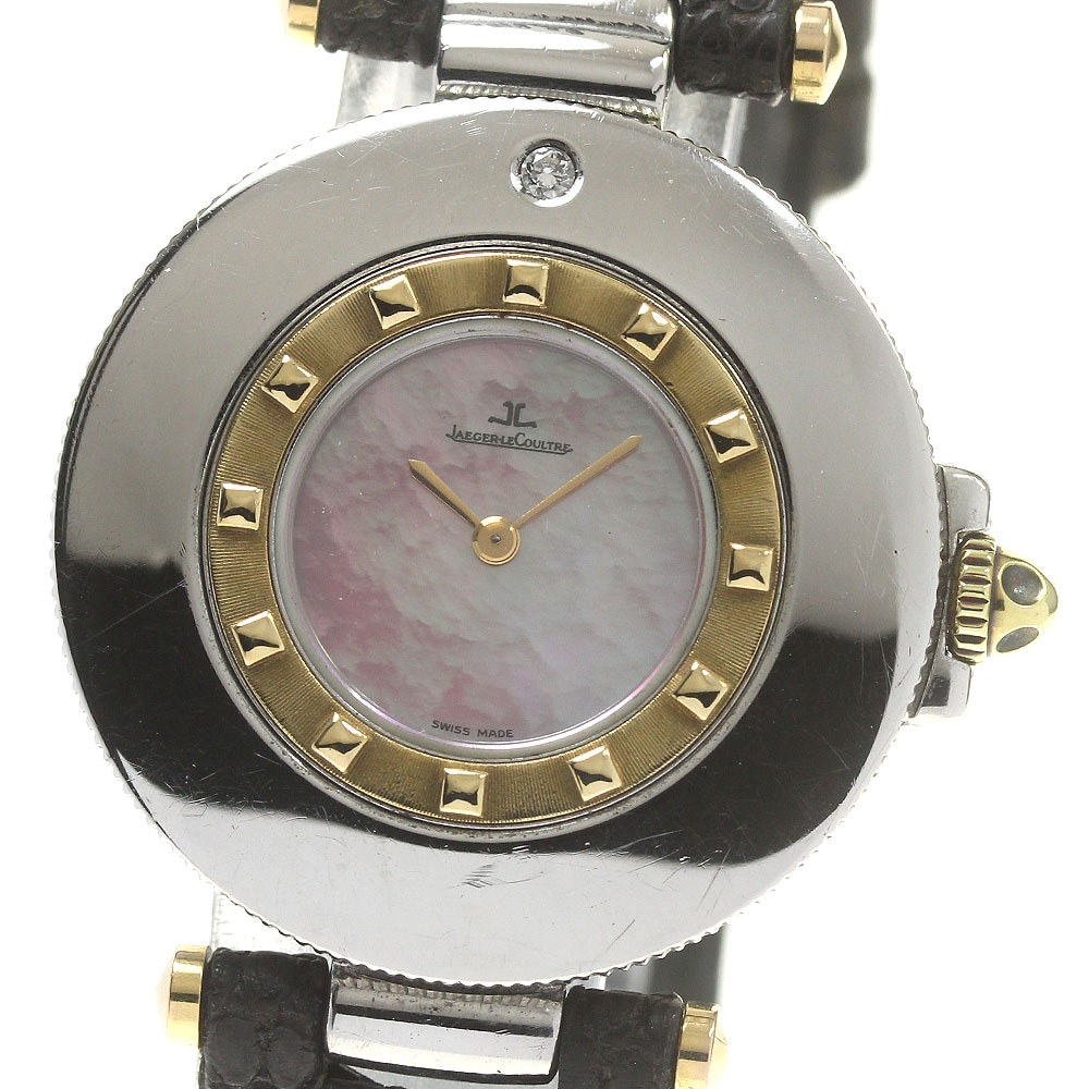 ジャガー・ルクルト JAEGER-LECOULTRE 421.5.09 ランデブー 1Pダイヤ クォーツ メンズ _844623【中古】