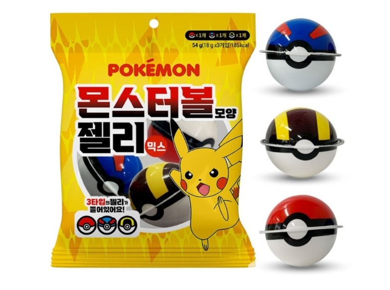 Qoo10] 韓国菓子 モンスターボールグミ ポケモン : 食品