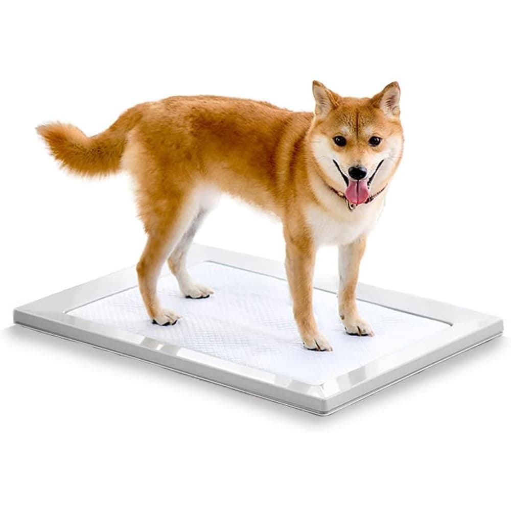 アイリスオーヤマ 犬 トイレ スクエアドッグトレー 挟むだけ マグネット レギュラー ホワイト 水洗い可