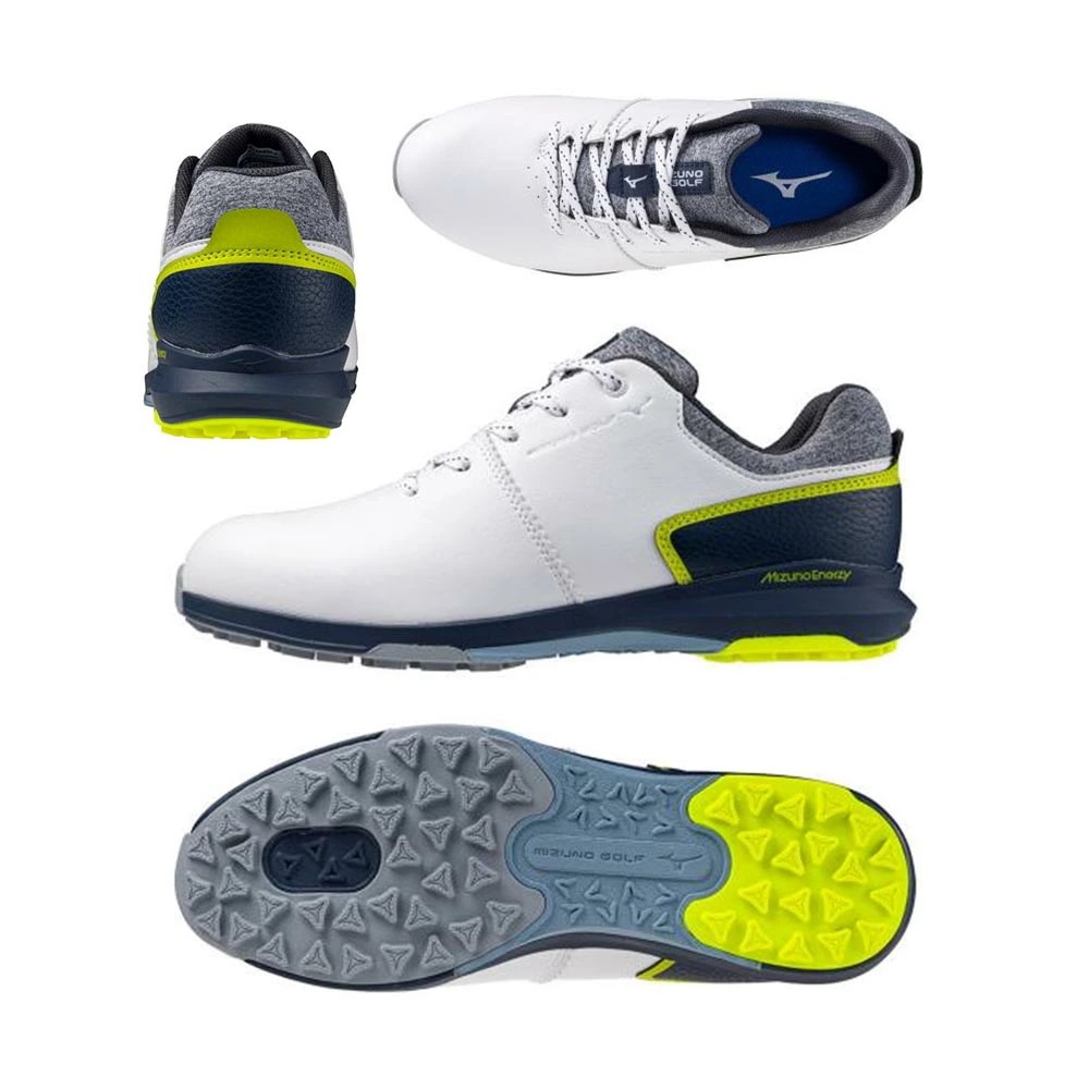 NEXLITE ENERZY スパイクレスシューズ 51GQ2440 （35）ホワイト/ネイビー 2024