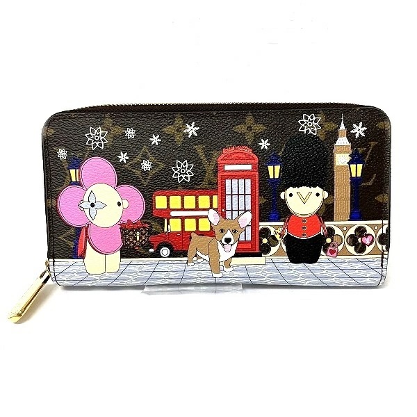 ルイヴィトン ヴィヴィエンヌ ハリウッド ジッピーウォレット M80861 長財布 【中古】