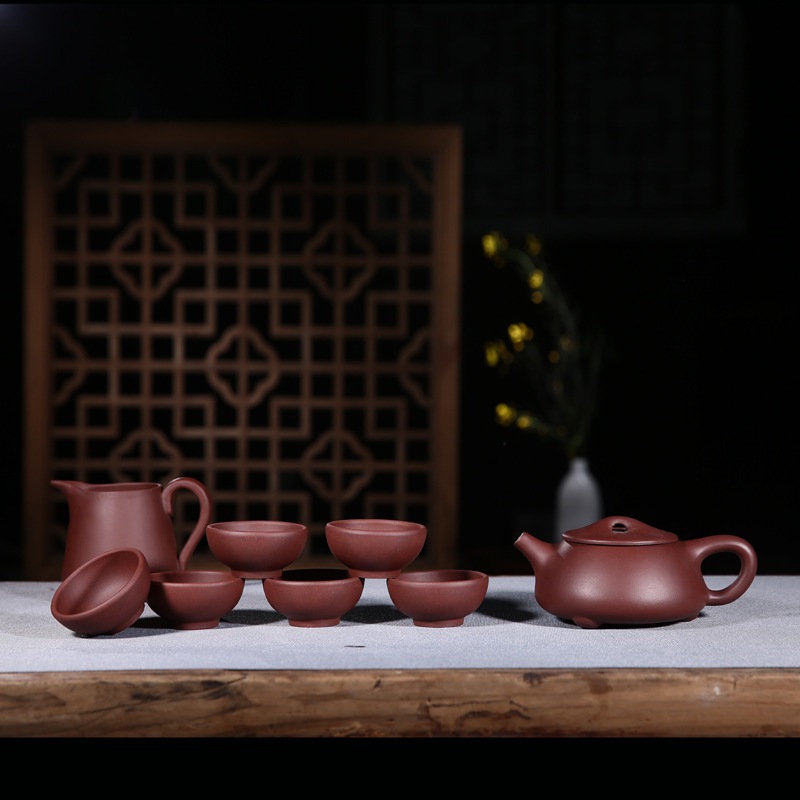ティーセットzisha Teapot Stone Scoop Teapotギフトボックスパッケージギフトレタリング