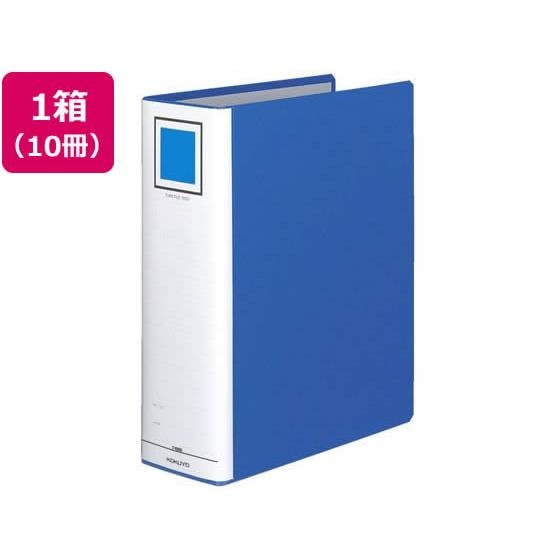 チューブファイル(エコ)片開き A4タテとじ厚90mm 青 10冊 コクヨ ﾌ-E690B