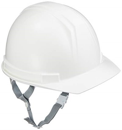 他サイト： 谷沢製作所　ABS製前ひさし型ヘルメット 白　0169EZW8Jの商品画像