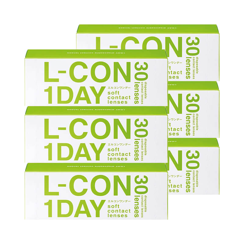 30枚入 [ 6箱 ] エルコンワンデー L-CON 1day シンシア クリアコンタクトレンズ ワンデー