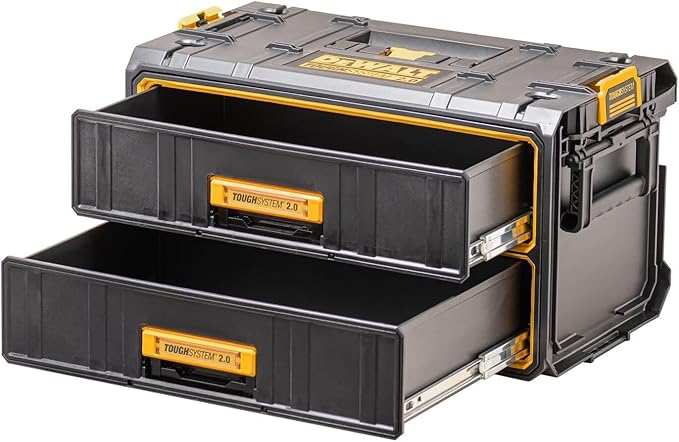 タフシステム2.0 2段チェスト 工具箱 収納ケース ツールボックス 積み重ね収納 Tough System 2.0 DWST83529-1
