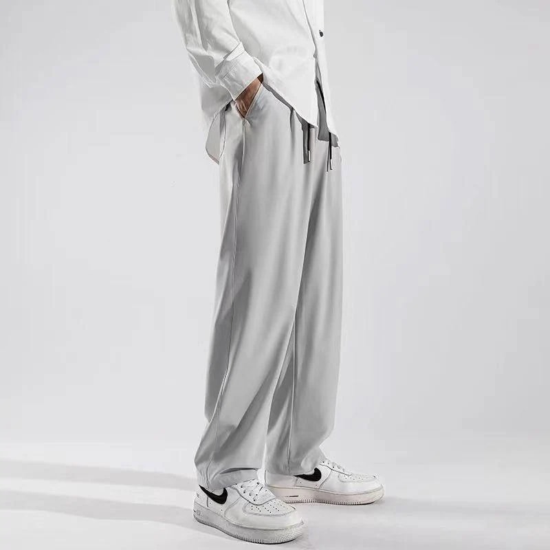 【超お得1つ買うと10個もらえる】急速出荷30% OFF接触冷感 メンズ パンツ 夏 ストレッチ ゆったり 涼しい ボトムス 清涼 涼感 超伸縮 レギパン 薄手 イージーパンツ ズボン エアパンツ