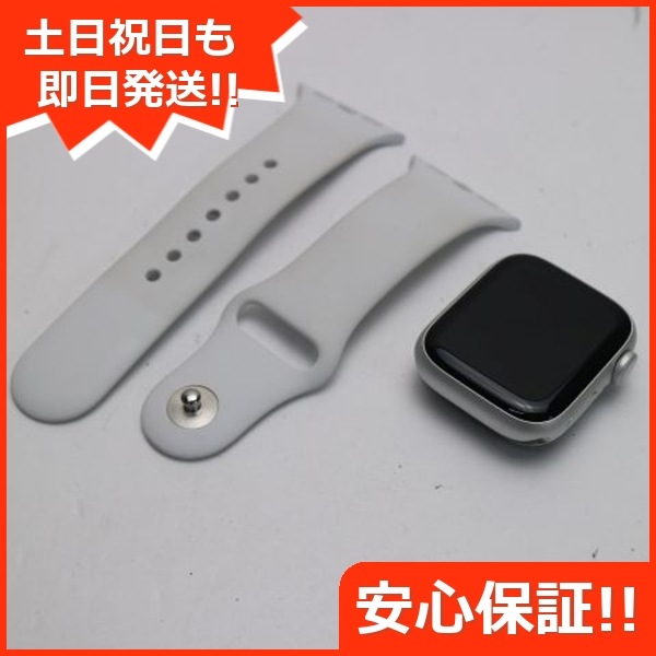 超美品 Apple Watch Series8 41mm GPS シルバー スマホ 中古土日祝発送OK 即日発送　　 45