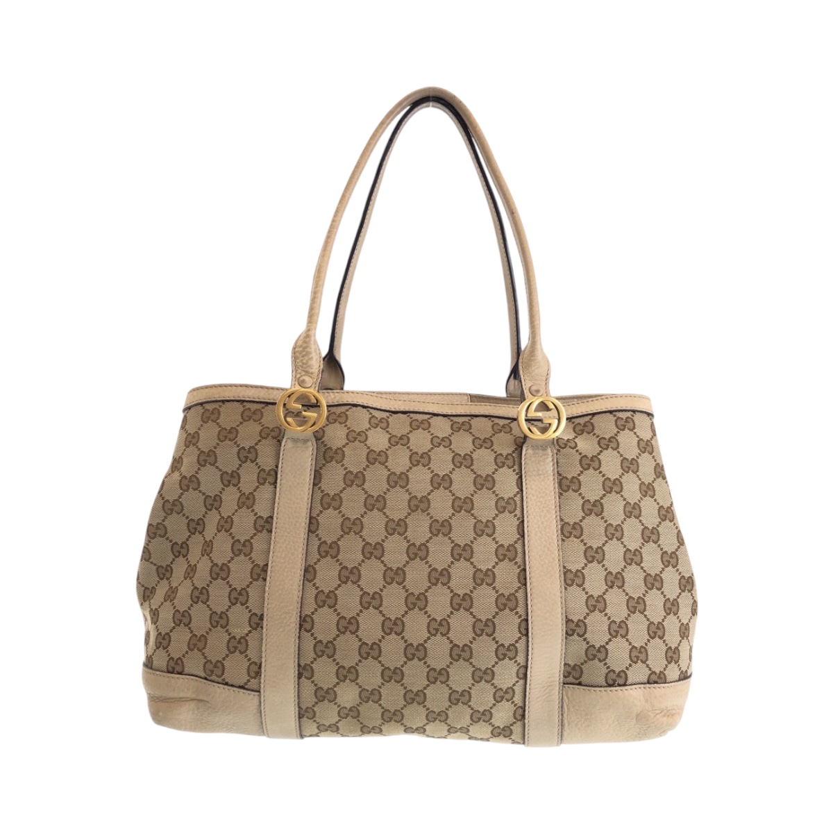 ミスGG ベージュ ブラウン ゴールド金具 GGキャンバス 353122 トートバッグ ハンドバッグ レディース 409442