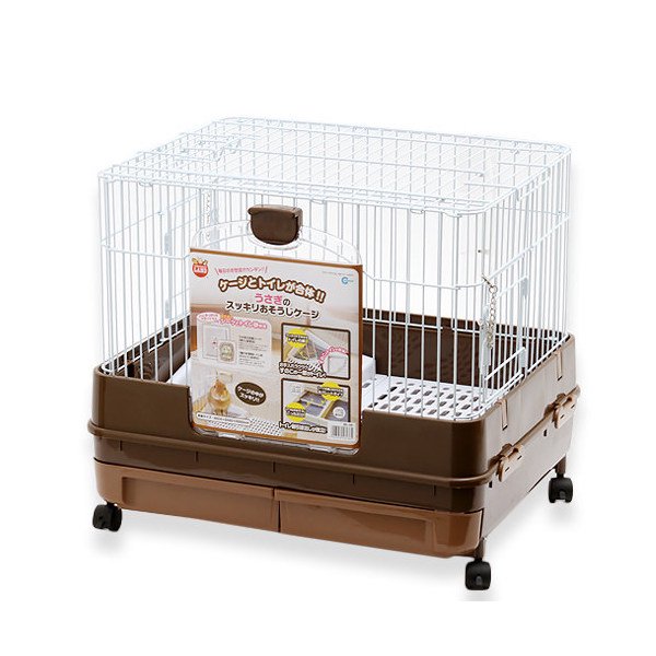 うさぎケージ　うさぎのスッキリおそうじケージ（６３．５X５０X５５ｃｍ）　ＣＲＣ50―20―33―15―00 10,039円