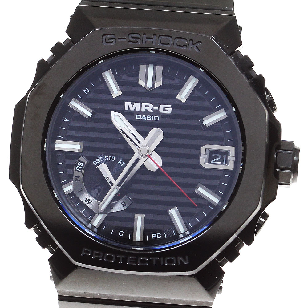 カシオ CASIO MRG-B2100B-1AJR Gショック MR-G デイデイト ソーラー電波 メンズ 美品 箱・保証書付き_838383【中古】 270,090円