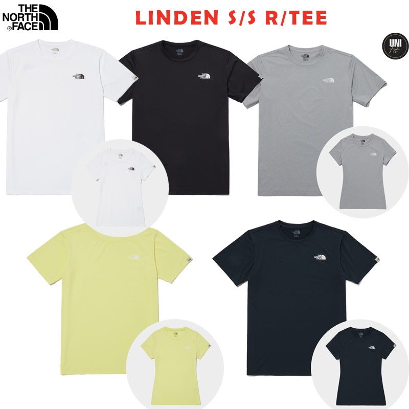 韓国正規品保証 関税負担なし NT7UP01J LINDEN S/S R/TEEデイリー 基本 着装 男子 女子 人気 韓国 ファッション 男女共用 アウトドア