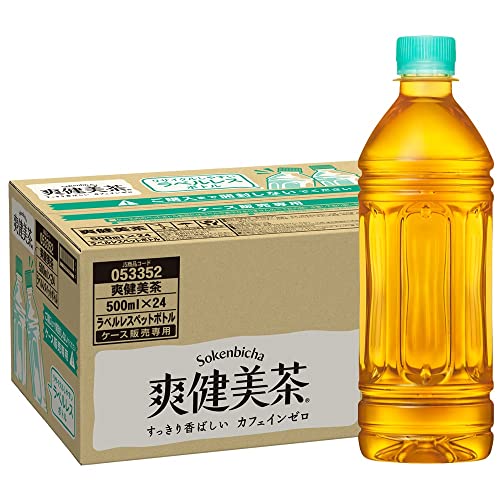 コカ・コーラ 爽健美茶 ラベルレス 500ml ×24本