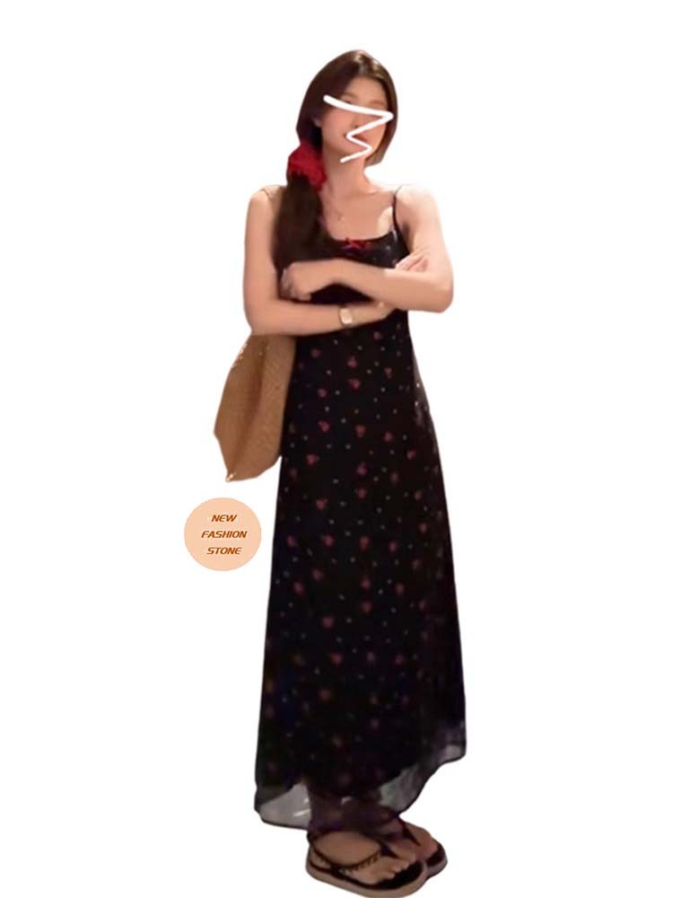 夏の新作小柄海辺リゾートビーチロングスカート