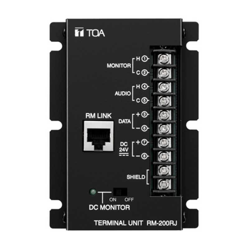 TOA　RJ45端子盤　RM200RJ
