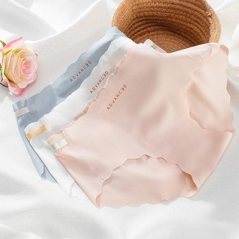 【急速出荷!】1つ買うと10個響かない!シームレス 補正下着 吸水ショ一ツ 6枚 セット売りショーツ 薄手 ショーツ 凉感 一体型 シムレス 響かないシームレス アイスシルク レディース 無縫製 下着