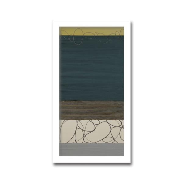 ファブリックパネル アートフレーム おしゃれ スタイリッシュ 壁掛け ウォールデコレーション 抽象画 芸術 モダンアート 350x650mm