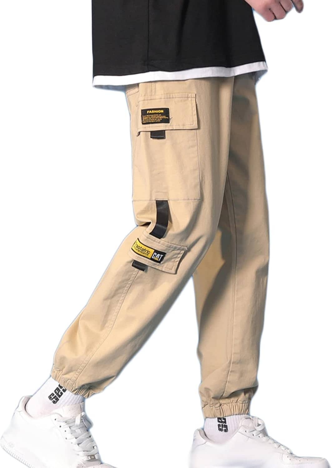 カーゴパンツ メンズ 裏起毛 マルチポケット 大きいサイズ 秋 冬 ロングパンツ M-4XL 裏ボア 長ズボン パンツ ウエストゴム調節 ジョガーパンツ おしゃれ シンプル ストリート系 厚手