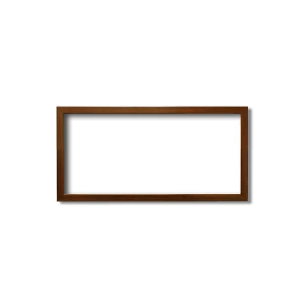 長方形額厚みのある作品収納可納 縦横兼用 横長額 厚み19mmまで 長方形額（400200mm） ブラウン