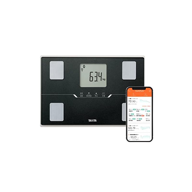 【3日以内発送】タニタ 体重 体組成計 ブラック BC-768 BK スマホでデータ管理 立てかけ収納OK 7,815円