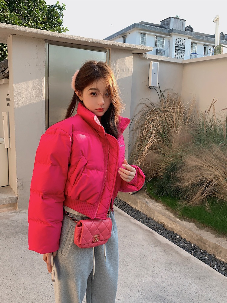 ショート丈中綿ジャケット コート ジャケット 中綿コート ジャンパー パデッドジャケット パデッドコート ブルゾン ショート丈 ダウンジャケット 可愛い スタイルアップ ２カラー a4661