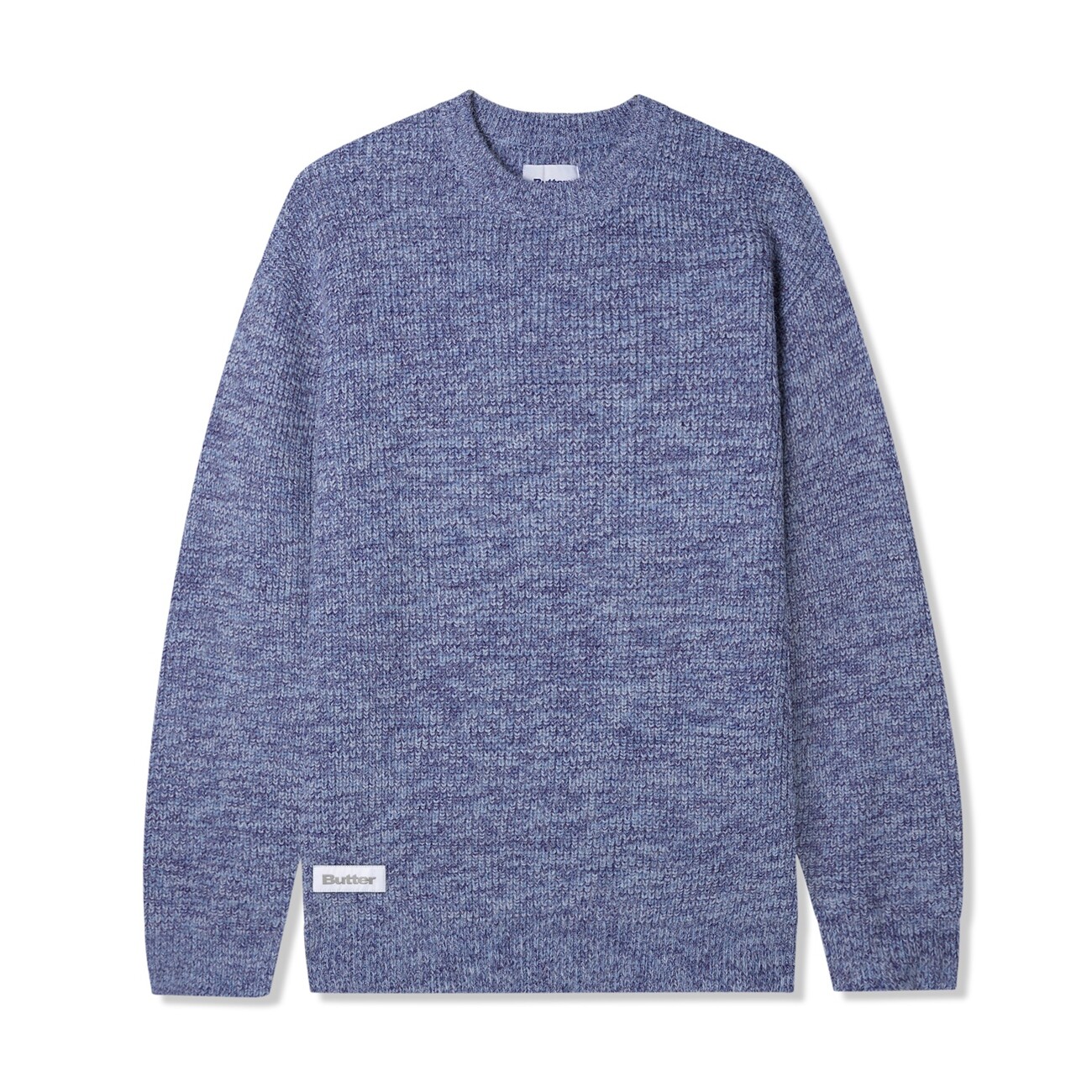 【BUTTER GOODS】 MARLE KNITTED SWEATER : LIGHT BLUE