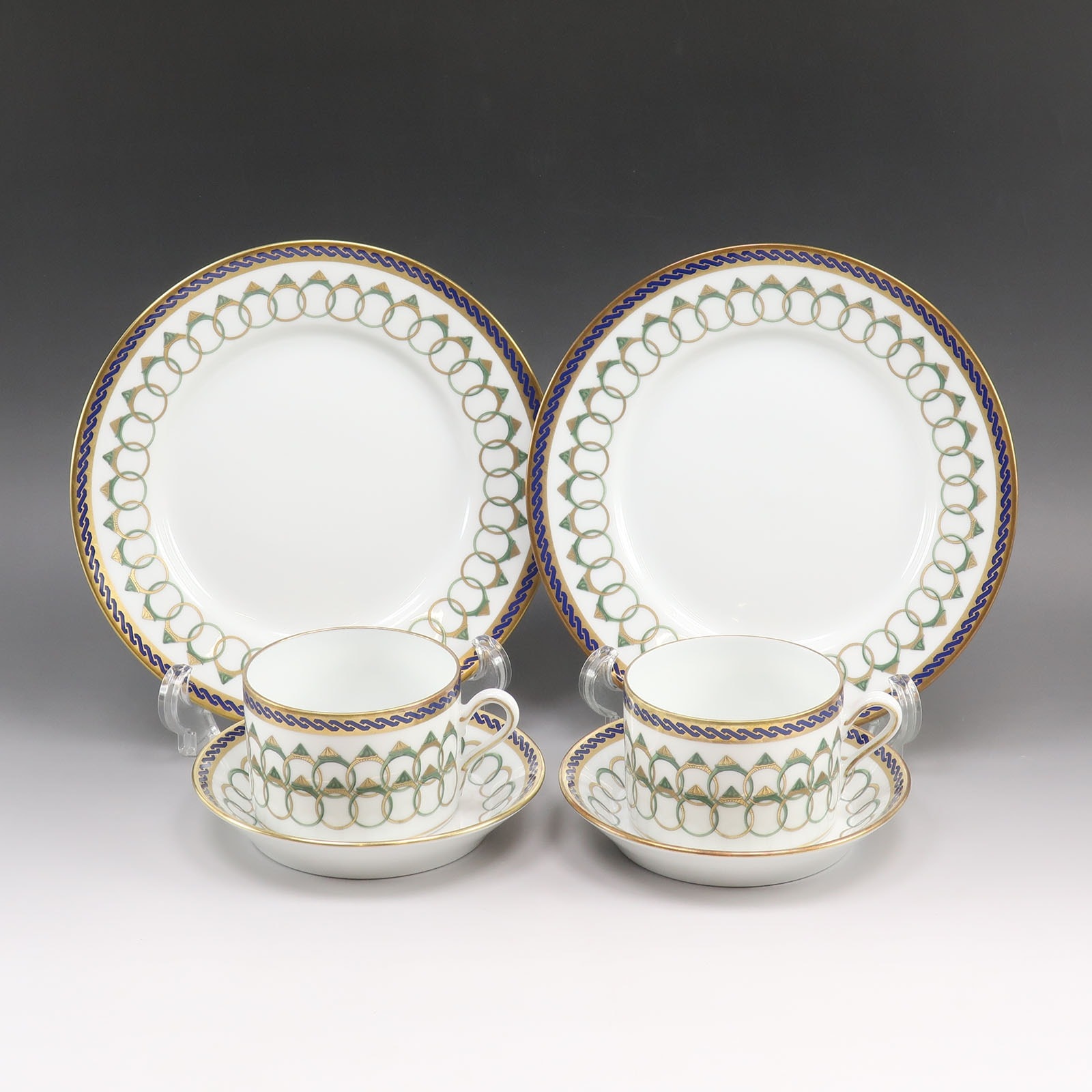 メディチ家の指輪 カップ＆ソーサー＆プレート×2 食器 _ 中古品 A-ランク