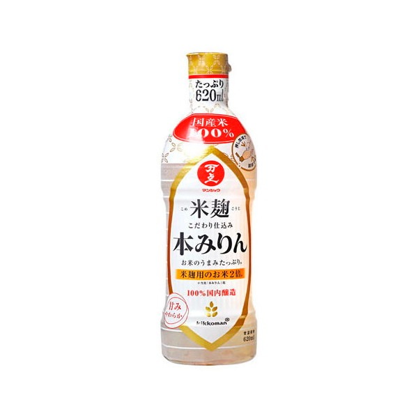 味醂 万上 米麹こだわり仕込み 本みりん 620ml x12 メーカー直送