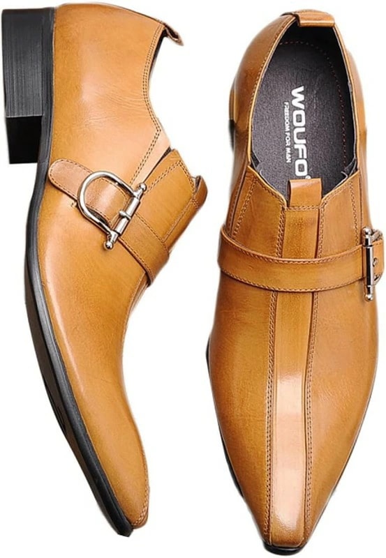 本革 ビジネスシューズ メンズ 大きいサイズ 革靴 紳士靴 ロングノーズ 脚長 スリッポン モンクストラップ 3E ビジネス 冠婚葬祭 結婚式 黒 ブラック ブラウン ドレスシューズ カジュアル 23