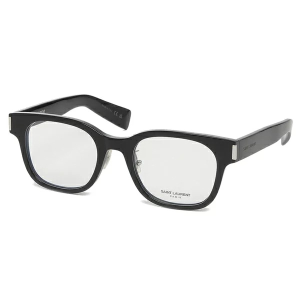 メガネ 眼鏡 メガネフレーム 48サイズ ブラック メンズ レディース ユニセックス SAINT LAURENT PARIS SL722/J 001