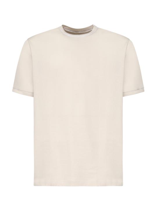 ELEVENTY Men T-Shirts L75TSHL04TES0L304 02 13 SAND