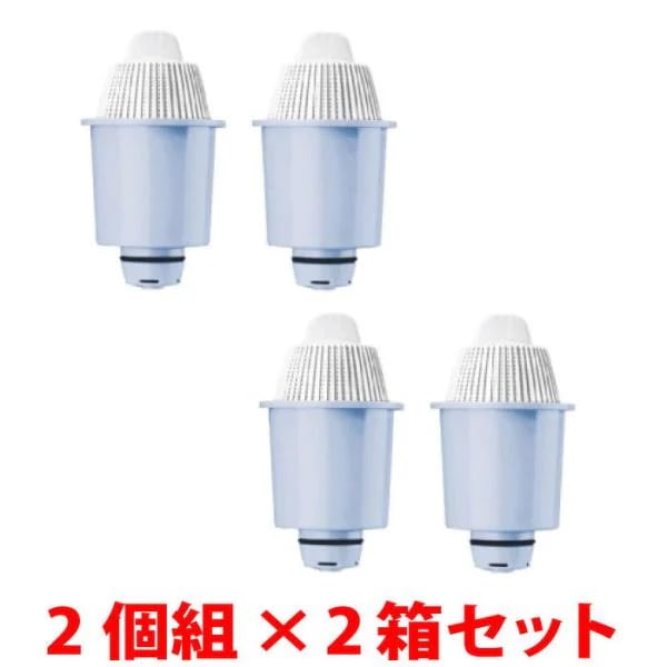 Panasonic TK-CP21C2 ポット型ミネラル浄水器用 交換カートリッジ 2個組み 2箱セット 合計4個