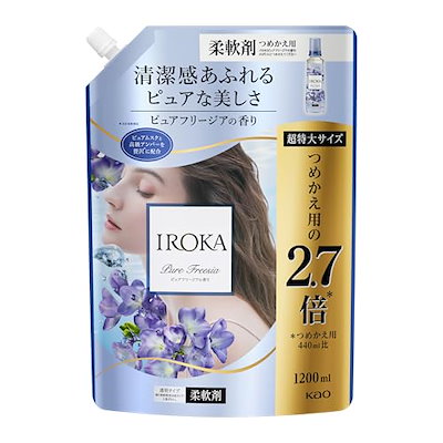 他サイト： フレアフレグランス IROKA ピュアフリージア つめかえ 1200mlの商品画像