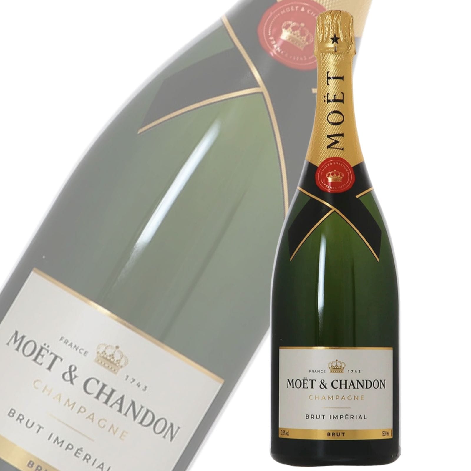 モエ・エ・シャンドン ブリュット アンペリアル マグナム 1500ml シャンパン 正規品 フランス シャンパーニュ 辛口 大容量 スパークリング キュヴェ 洋酒 業務用 贈答品 プレゼント ギフト