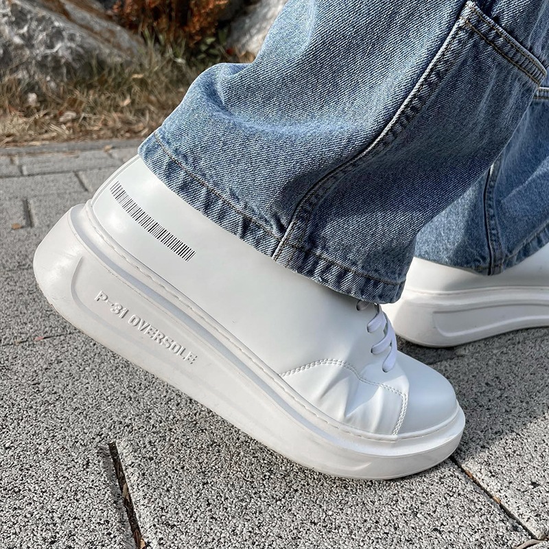 【公式】Oversole BlackLabel White 7cm スニーカー