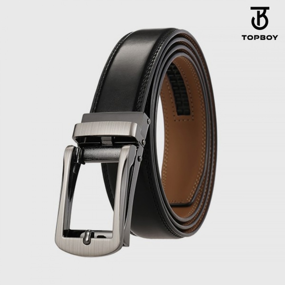(トップボーイ) 2TYPE オートバックルビジネスレザーベルト (BP006)