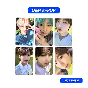 nct wish 中華 一直娱 yzy5.0 songbird トレカ 6枚 NCT WISH - Songbird [2nd Single/Letter Ver./Korean Ver