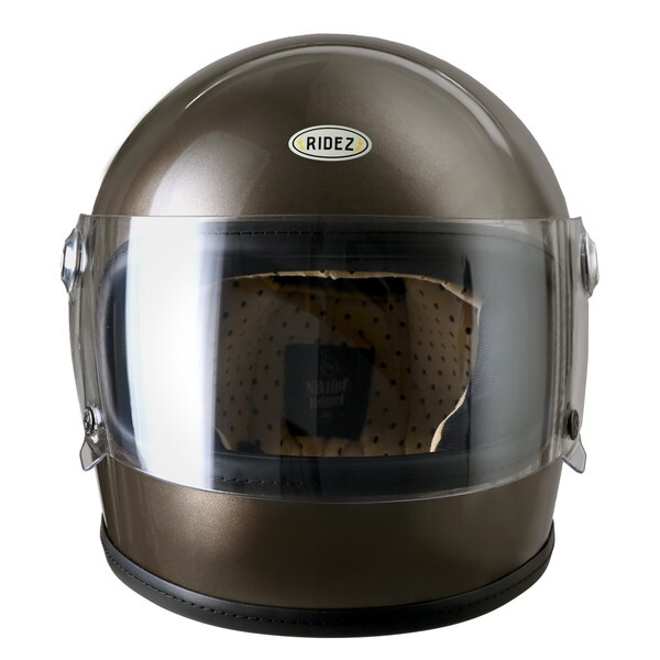RIDEZ NH-R1 NIKITOR Retro-One G.CHAMPAGNE L [バイク用フルフェイスヘルメット]