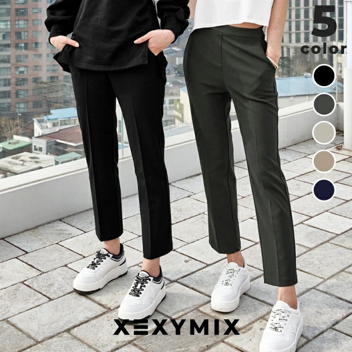 XP9181F ストレッチ防シワ スラックス