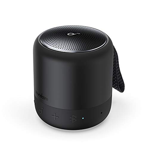 Anker Soundcore Mini 3 Bluetooth スピーカー コンパクト イコライザー設定 BassUpテクノロジー PartyCast機能 IPX7防水 15時間連続再生