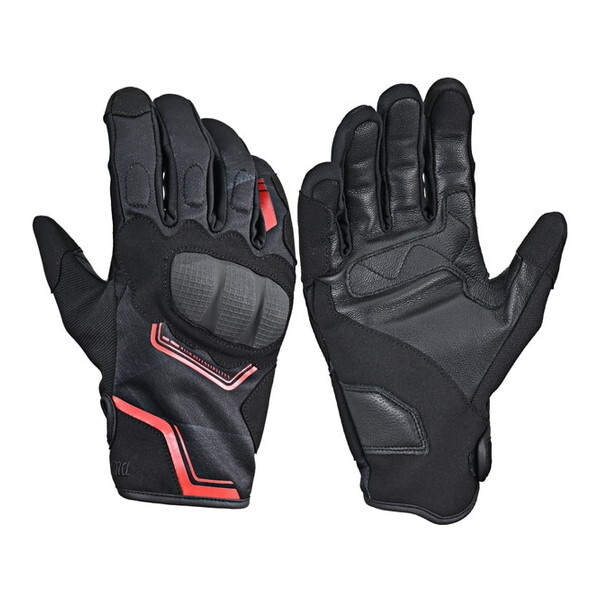 D61198 (Daytona) バイク用 グローブ 春夏 手のひら本革(ヤギ革) ハードプロテクター スマホ対応 アーバンプロテクティブグローブ DG-017 レッド Mサイズ 61198 4,588円