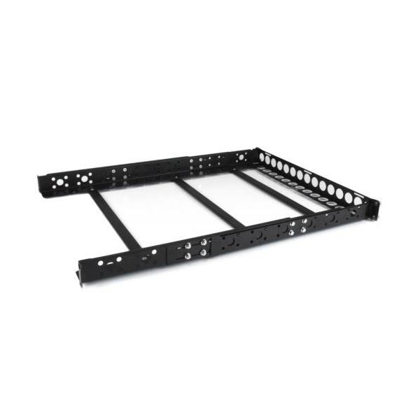 StarTech.com サーバーラック/キャビネット対応スライドレール 19型対応 ブラック UNIRAILS1U 1台